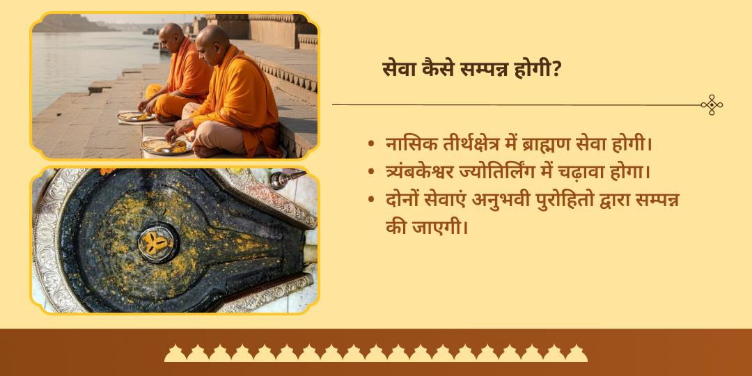 पितृ पक्ष द्वादशी नासिक त्र्यंबकेश्वर ज्योतिर्लिंग चढ़ावा एवं ब्राह्मण सेवा
