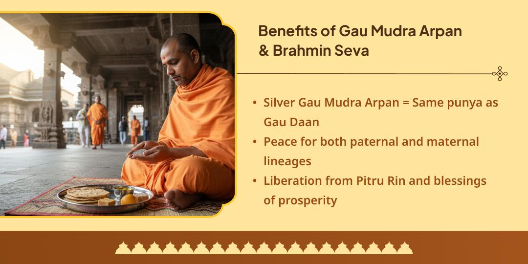 Pitru Paksha Dwadashi Nashik Teertha Kshetra Rajat Gau Coin Arpan & Brahmin Seva