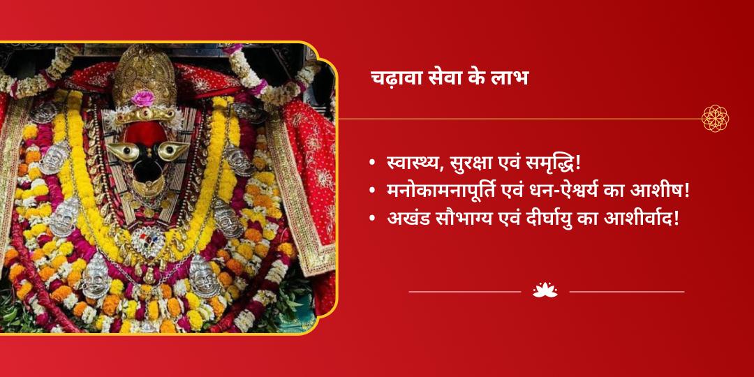 महा नवरात्रि आदि शक्ति माँ विंध्यवासिनी शक्तिपीठ चढ़ावा