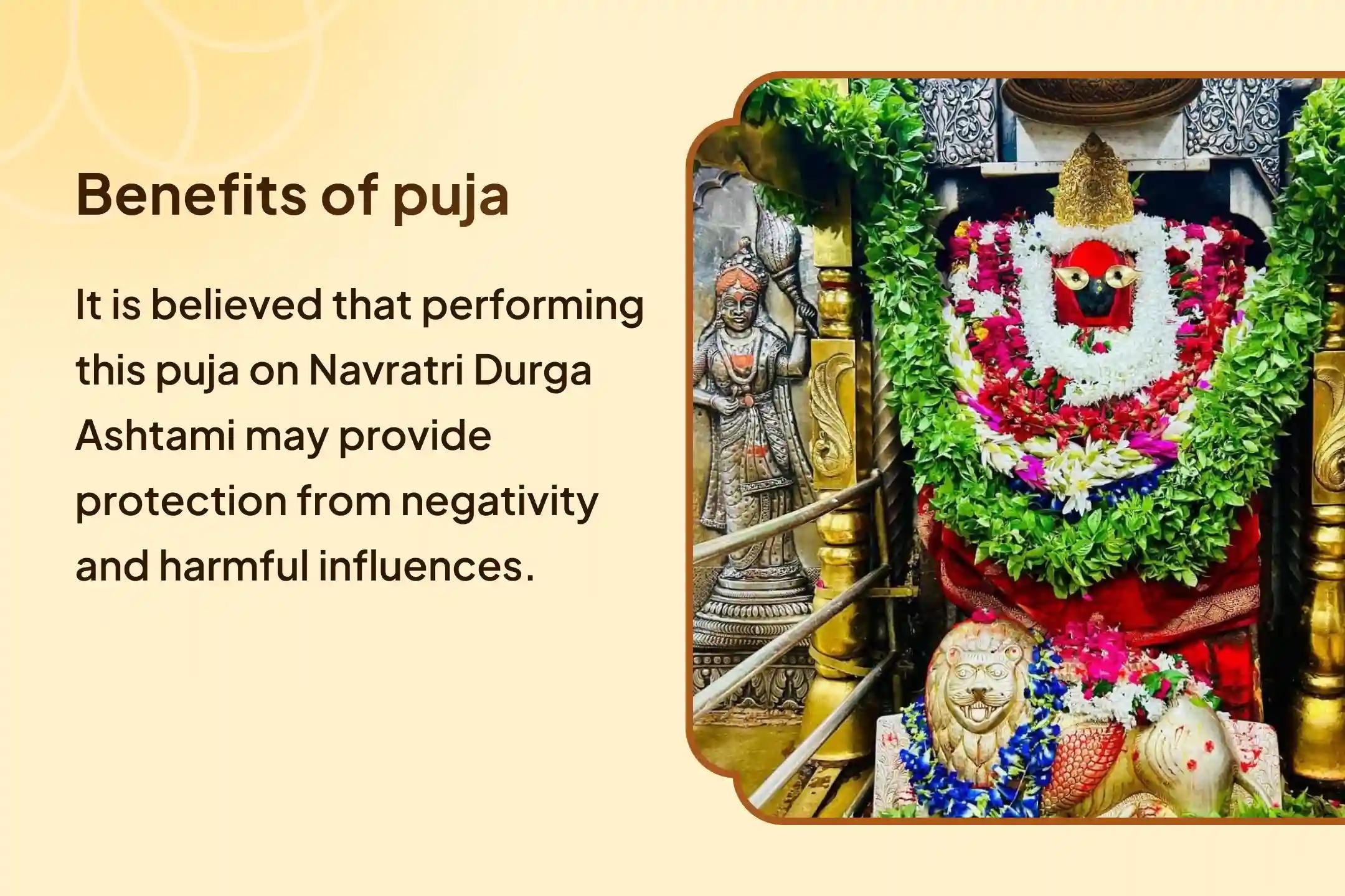 ✨ Seek divine blessings and supreme protection by participating in the special rituals at Maa Vindhyavasini Shaktipeeth on Durga Ashtami of Navratri 🙏🌸