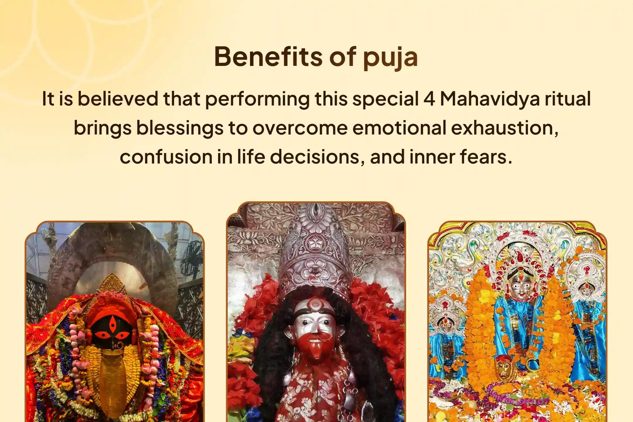Navratri Maha Ashtami Special Maa Tara, Maa Kali, Maa Tripura Sundari and Maa Bhairavi Tantra Yukta Yagya for Overcoming Emotional Burnout, Confusion in Life Decisions & Inner Fear