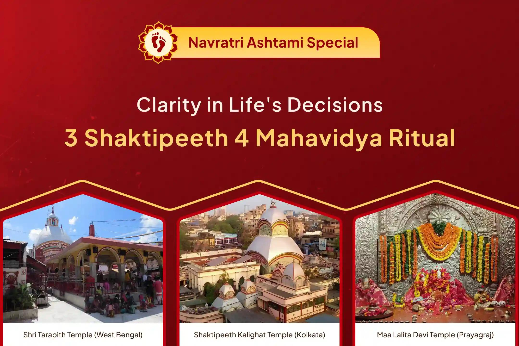 Navratri Maha Ashtami Special Maa Tara, Maa Kali, Maa Tripura Sundari and Maa Bhairavi Tantra Yukta Yagya for Overcoming Emotional Burnout, Confusion in Life Decisions & Inner Fear