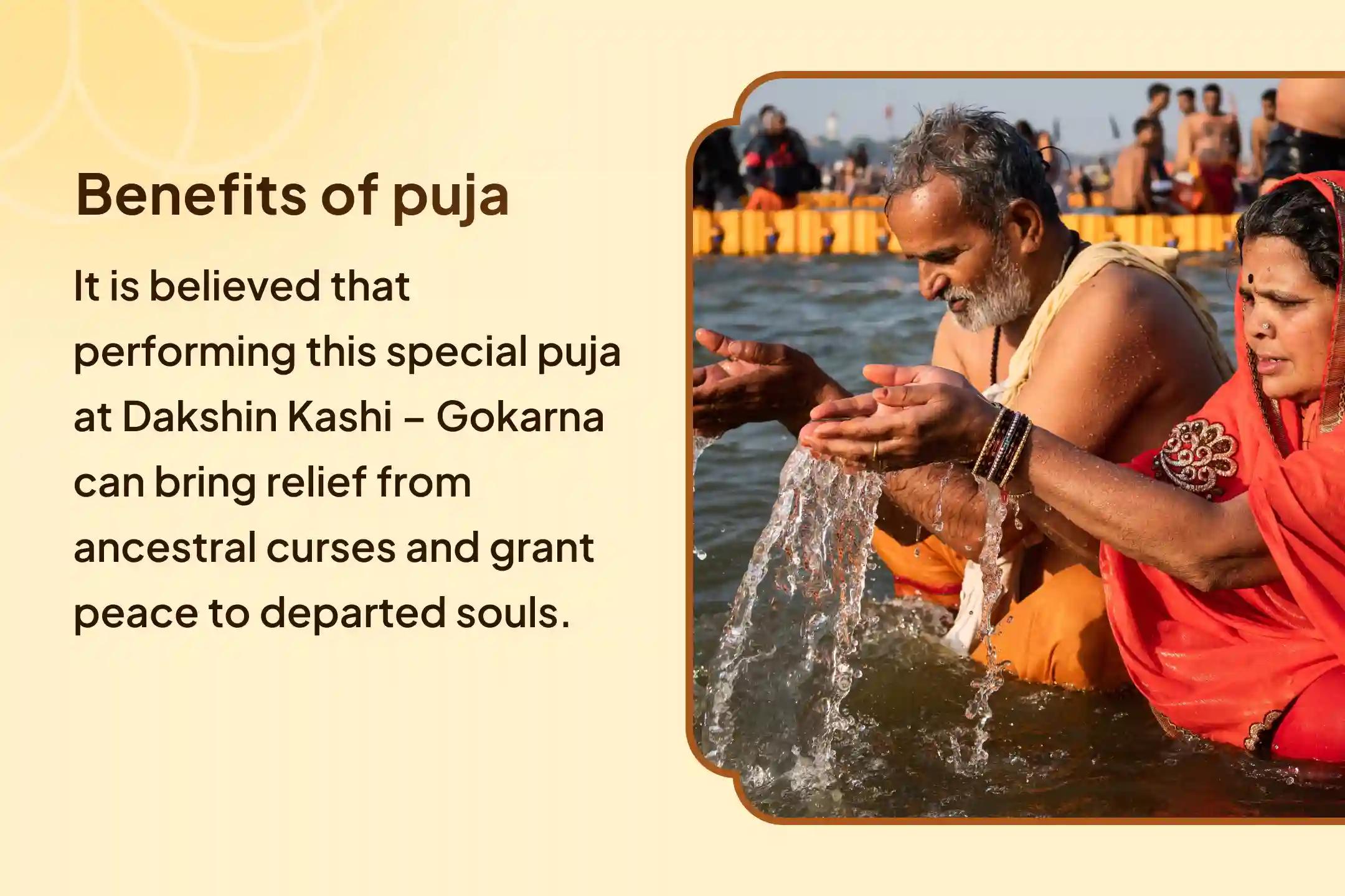 ✨ For relief from ancestral curses and peace of departed souls, perform Narayan Bali Puja, Tripindi Shraddh, and Pitru Dosh Shanti Puja at Dakshin Kashi – Gokarna 🙏