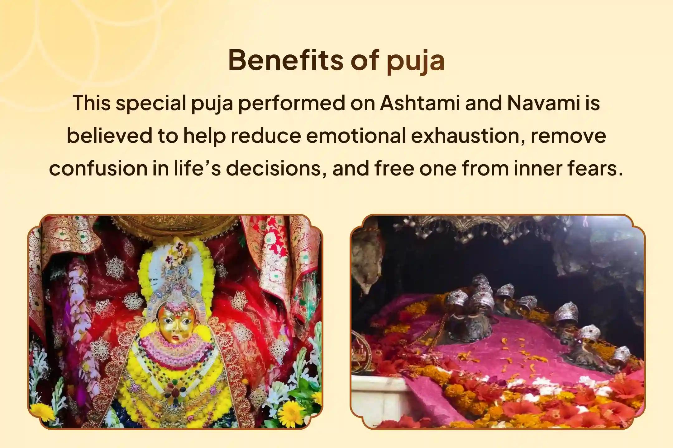 2 Day Maha Ashtami Maha Navami Durga Anushthan Ashtami Durga Chandi Havan And Navami 51,000 Durga Naam Jaap Dashansh Havan for Overcoming Emotional Burnout, Confusion in Life Decisions & Inner Fear