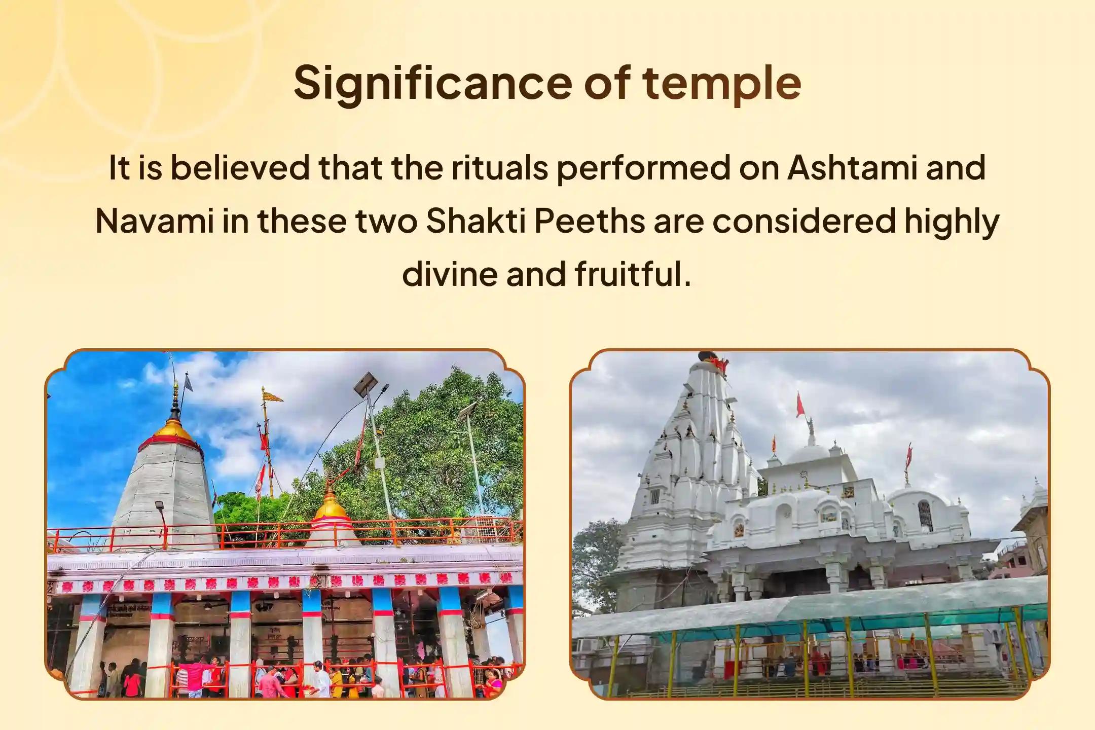✨💰 A golden chance to join the grand rituals of Maa Vindhyavasini and Maa Brijeshwari on Navratri Ashtami and Navami