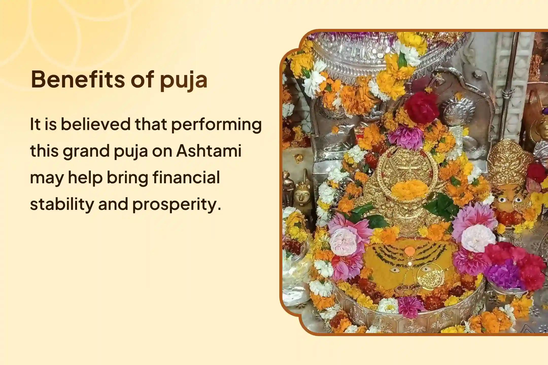 ✨ On the auspicious day of Navratri’s Ashtami, join the combined worship of Maa Brijeshwari and Maa Lakshmi 🙏🌸