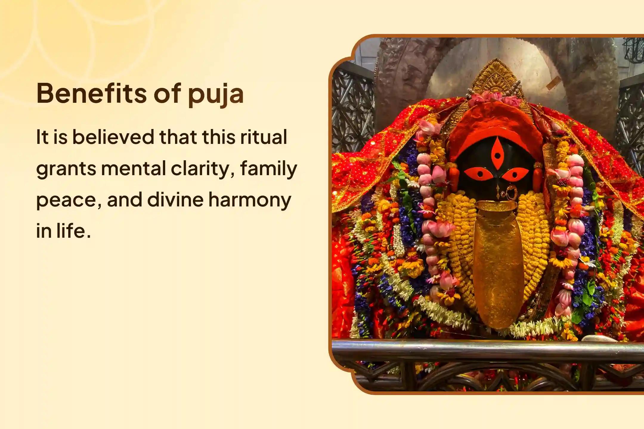 😔 Is negativity refusing to leave your life? On this Maha Ashtami, receive the divine blessings of the Trigun powers of the Goddess