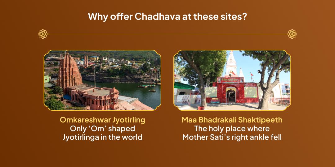 Navratri Mahasaptami Mahavidya Bhadrakali & Omkareshwar Jyotirling Chadhava