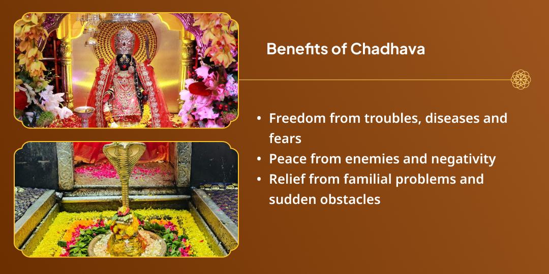 Navratri Mahasaptami Mahavidya Bhadrakali & Omkareshwar Jyotirling Chadhava