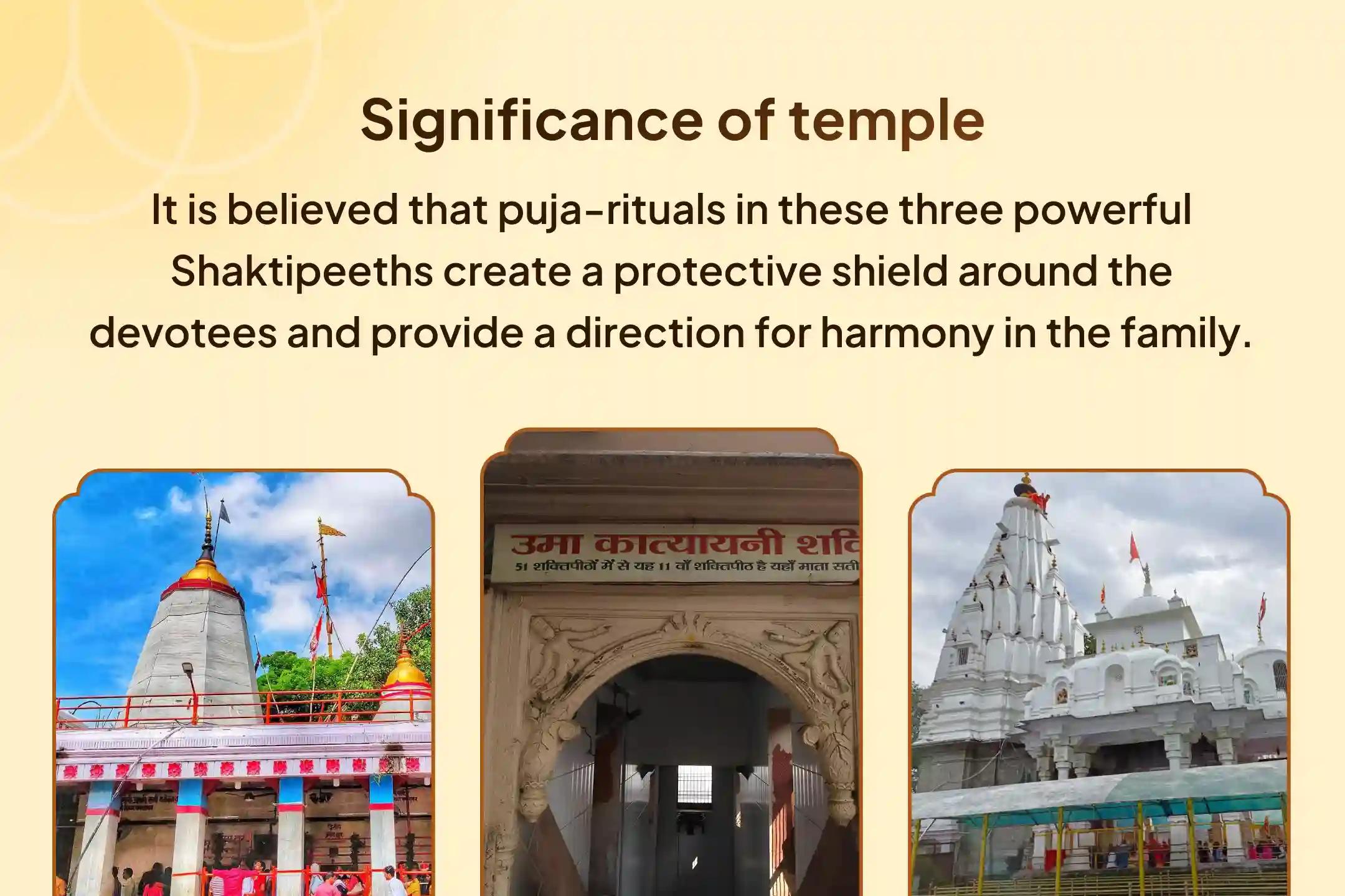 🪔 Feel the power of Navami Mahayagya in 3 Shaktipeeths together for fulfillment of desires and family happiness on the last day of Navratri.