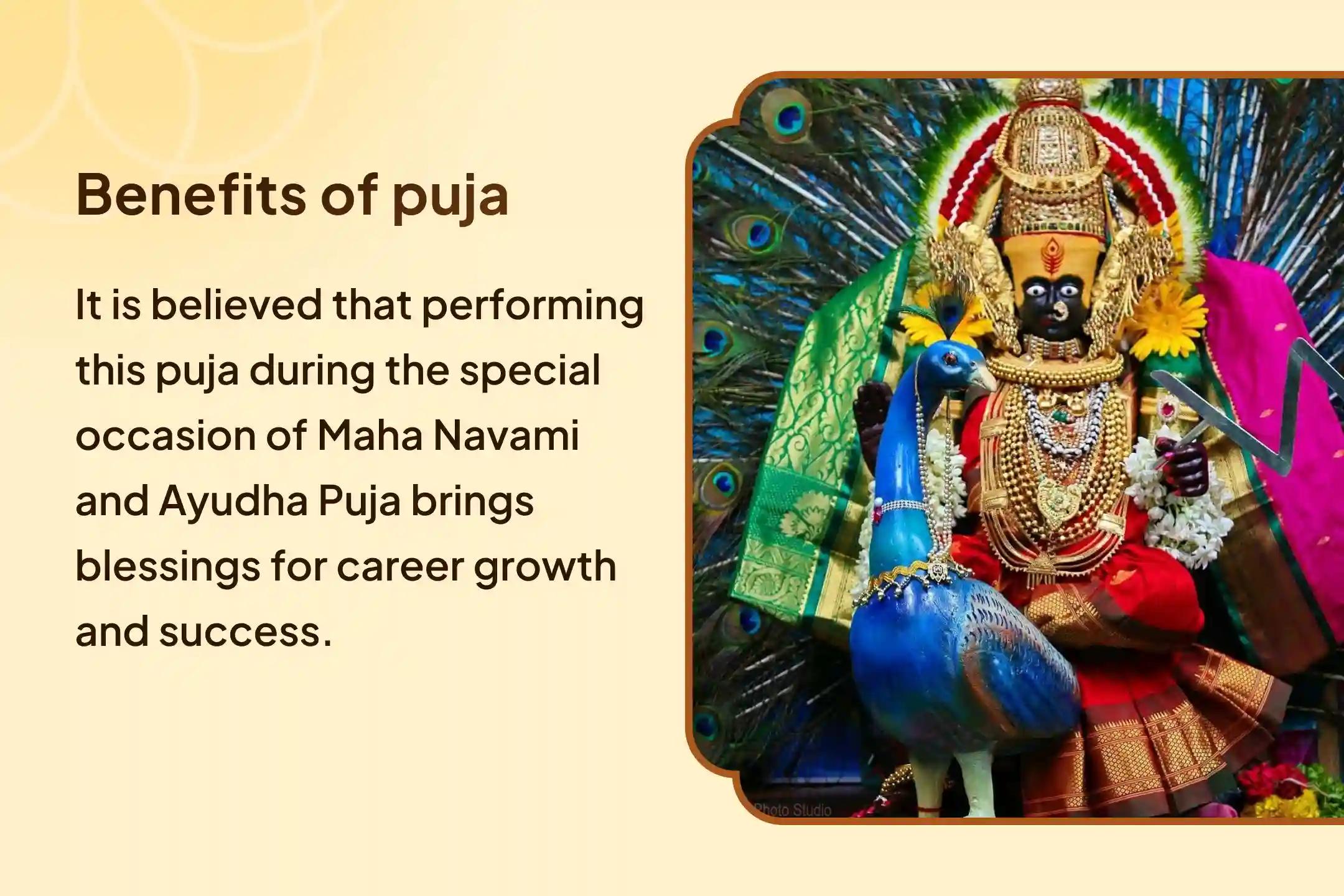 Join the special Ayudha Puja rituals at the Shaktipeeth Maa Mahalakshmi Ambabai Temple this Maha Navami for career growth and success. 🌺✨🛕