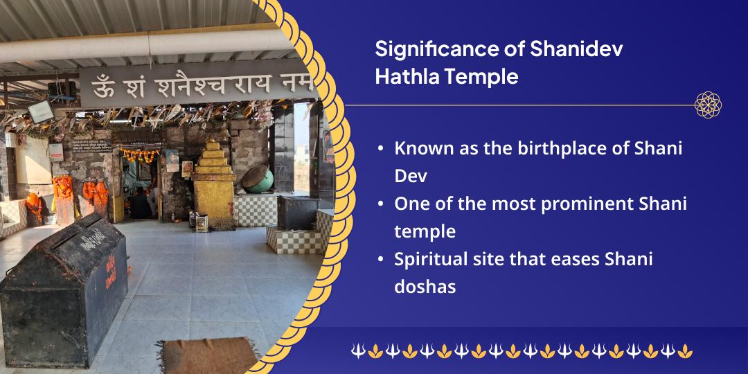 Saturday Shanidev Janmasthali Hathla Temple Chadhava