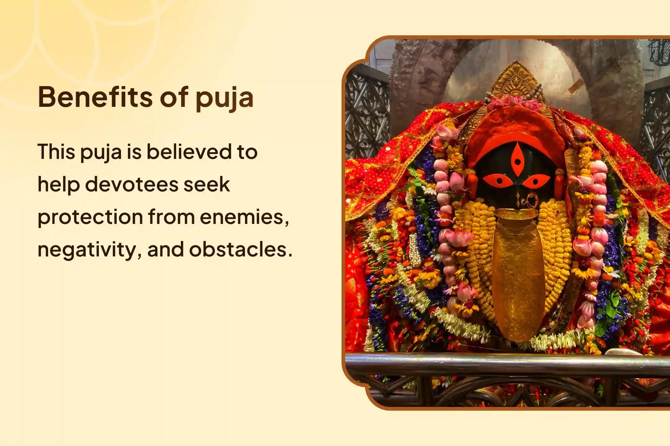 Participate in the Kalighat Shaktipeeth Durga-Chandi Special with 11,000 Durga Naam Jaap and Durga-Chandi Havan for fierce protection from enemies, evil forces, and hidden negativity.