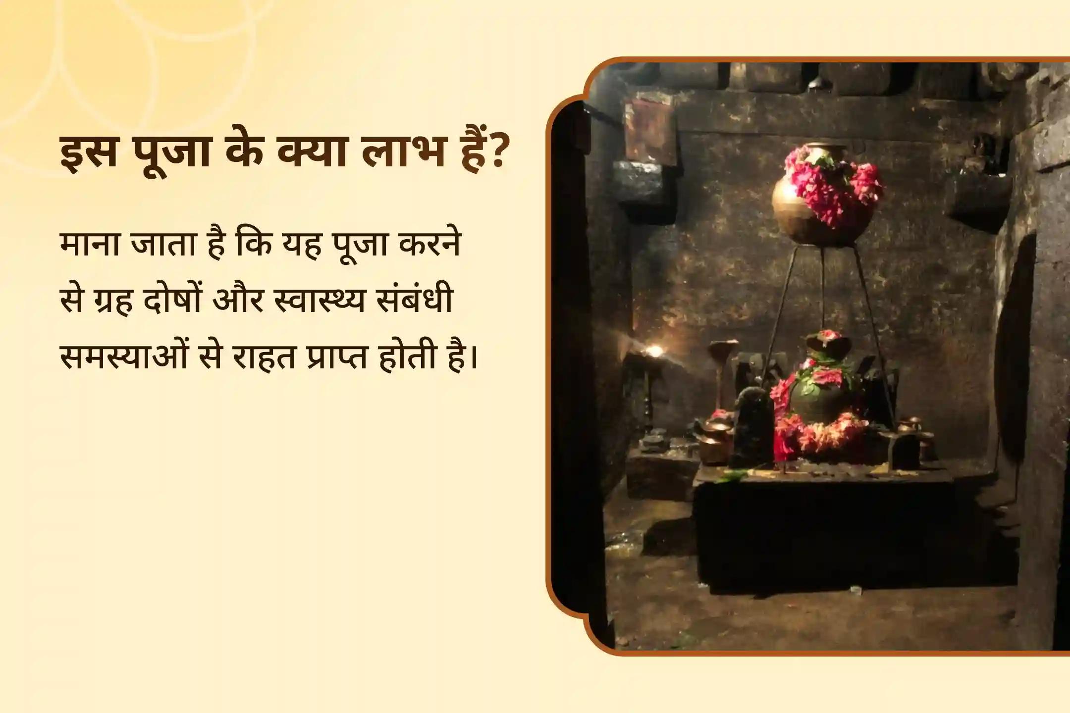 राहु-केतु नक्षत्र प्रदोष विशेष पूजा में सम्मिलित होकर भगवान शिव और शनिदेव के आशीर्वाद से उत्तम स्वास्थ्य और दीर्घायु का आशीर्वाद प्राप्त करें।
