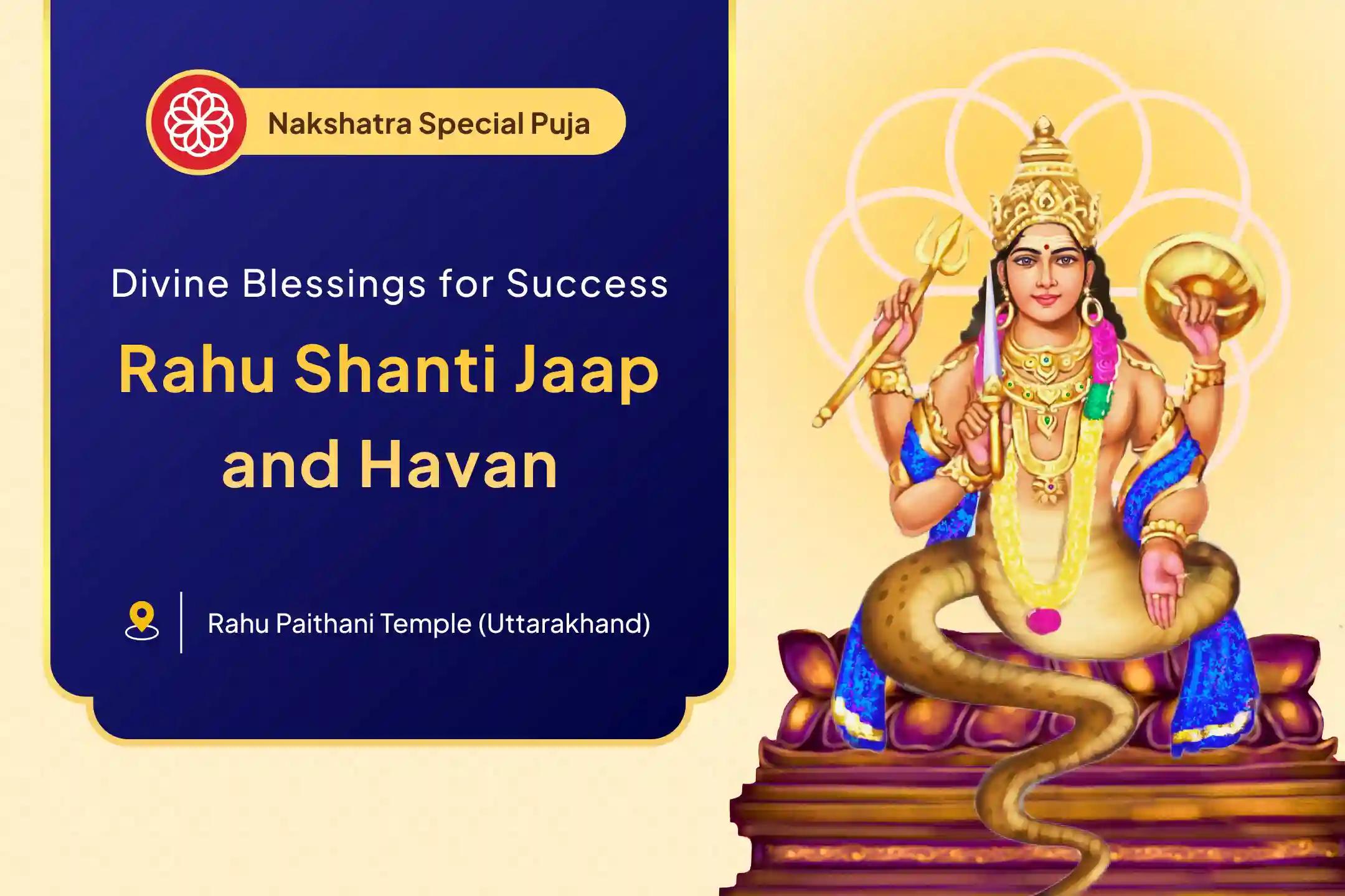 🪬 For blessings of mental stability and success, perform Rahu Shanti Jaap and Havan on the special occasion of Rahu's Nakshatra 🔥🙏 ✨