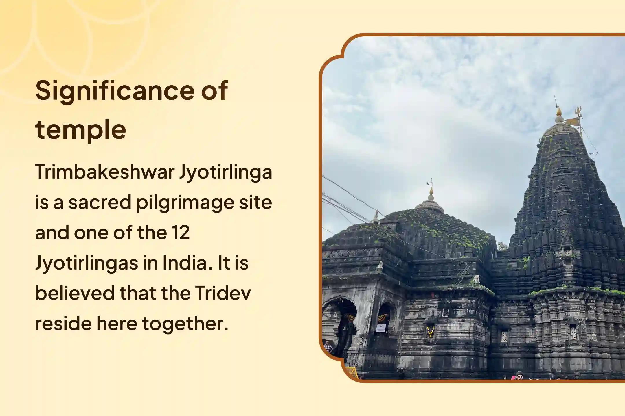 Receive the combined blessings of the Tridev 🛕🙏 by participating in the Shri Trimbakeshwar Jyotirlinga Rudrabhishek for prosperity 💰, goal fulfillment 🎯, and relief from life’s obstacles