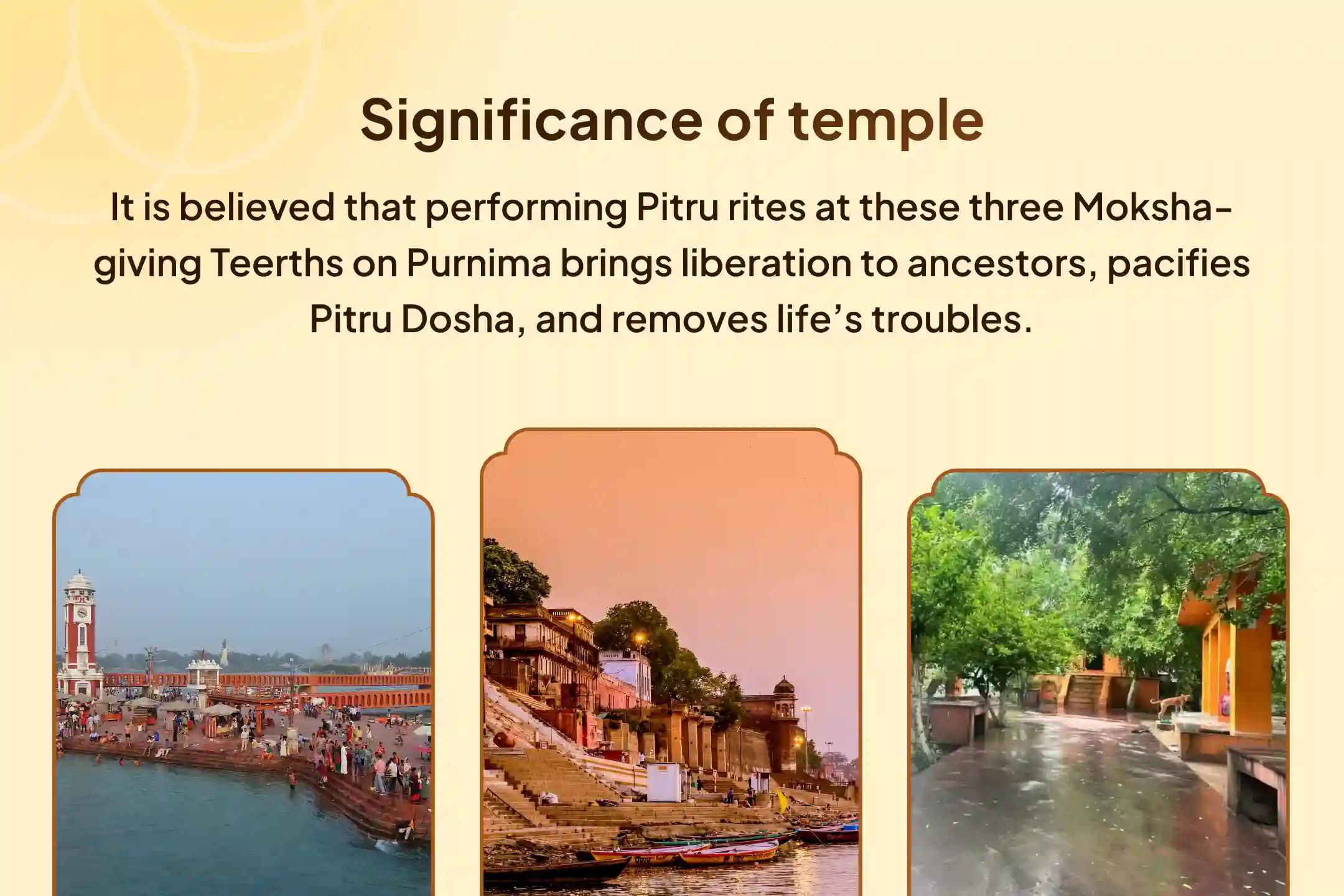 🌓 Join the Purnima 3 Moksha Teerth Pitru Shanti Puja to seek relief from ancestral karmas and invite peace into your life 🙏🌊🕉️