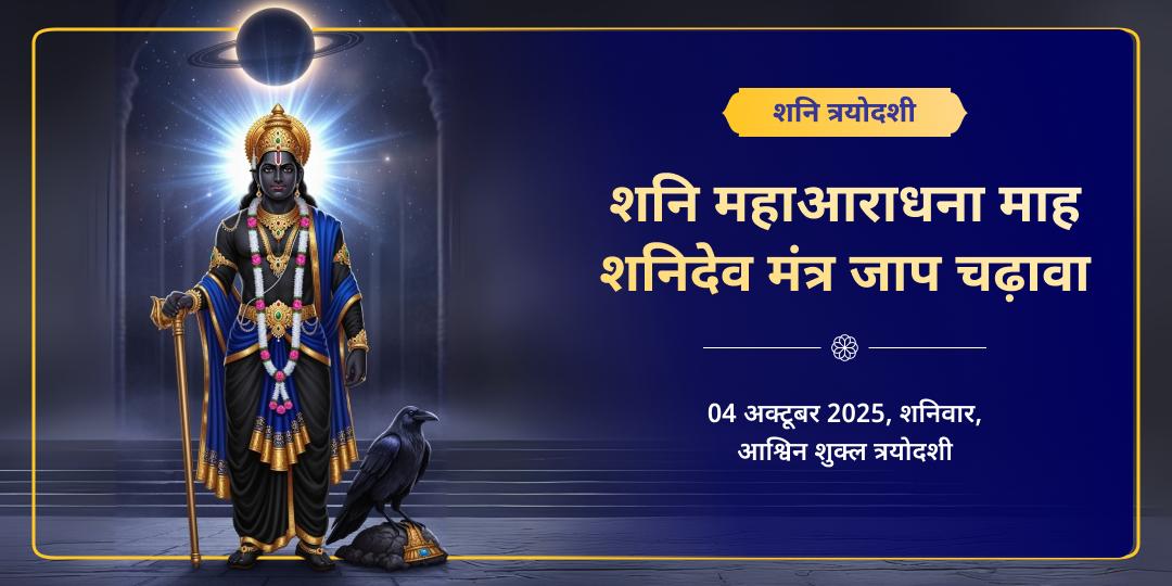 शनि त्रयोदशी शनिदेव नवग्रह मंत्र जाप चढ़ावा