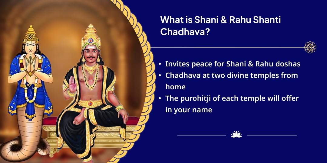 Shani Trayodashi-Rahu Nakshatra Paithani & Navgrah Dual Temple Chadhava & Seva