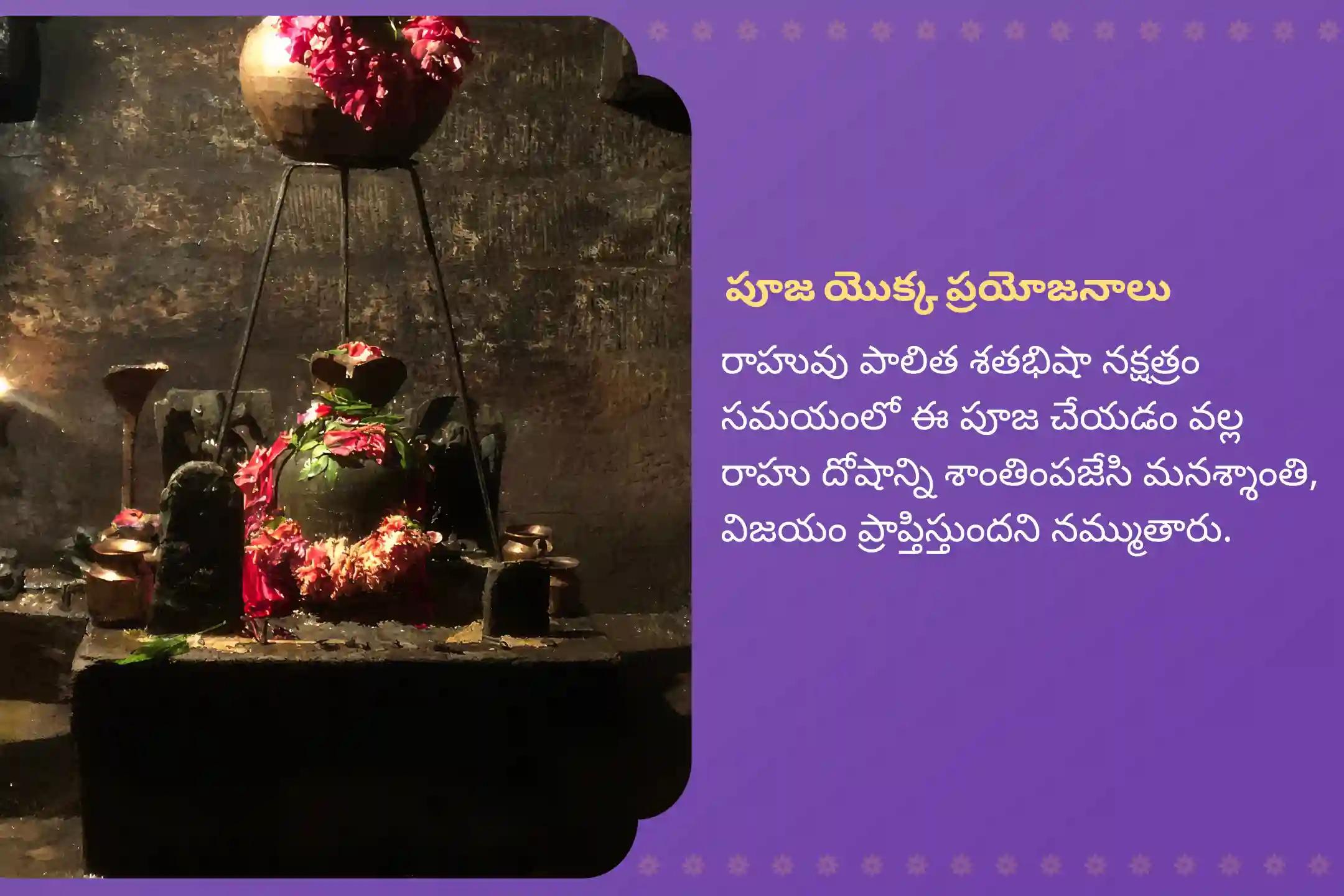 మానసిక స్థిరత్వం మరియు విజయం కోసం రాహువు నక్షత్రం స్పెషల్ రాహు శాంతి జపం మరియు హోమంలో పాల్గొనండి.