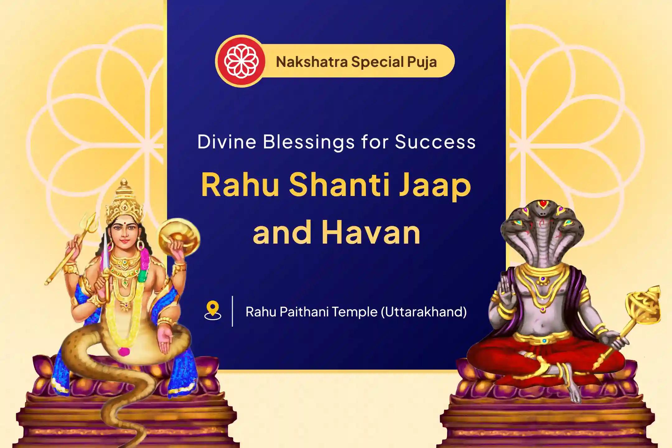 🐍✨ For relief from Rahu and Ketu afflictions, perform the Atharvavedokta Sarp Sukt Path at Rahu Paithani Temple during the special Ardra Nakshatra yoga. 🔥📜🙏