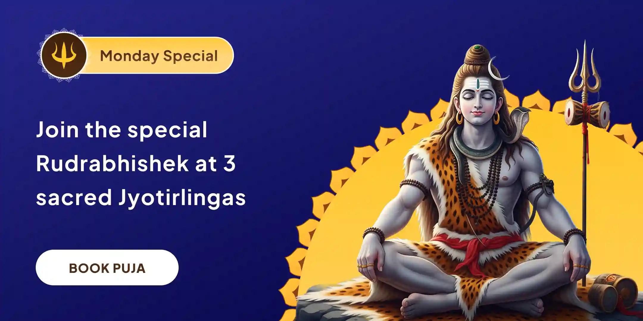 3 - Jyotirlinga - Trimbakeshwar, Omkareshwar and Ghrishneshwar Rudrabhishek and Rudra Homam