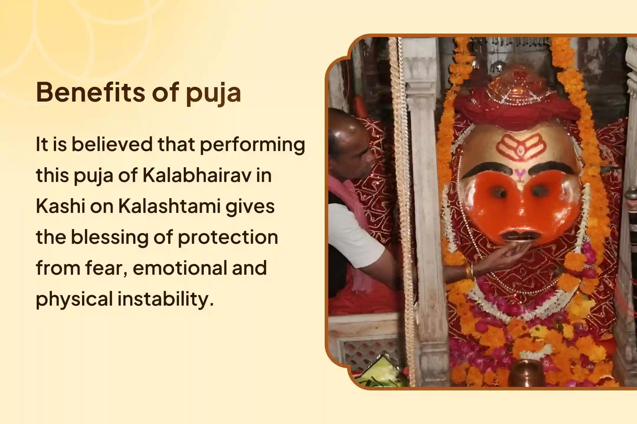Participate in Kalashtami Kashi Ke Kotwal Special Kalabhairavashtakam and Shri Bhairav Sarva Falprada Stotra Havan for protection from fear, emotional and physical instability