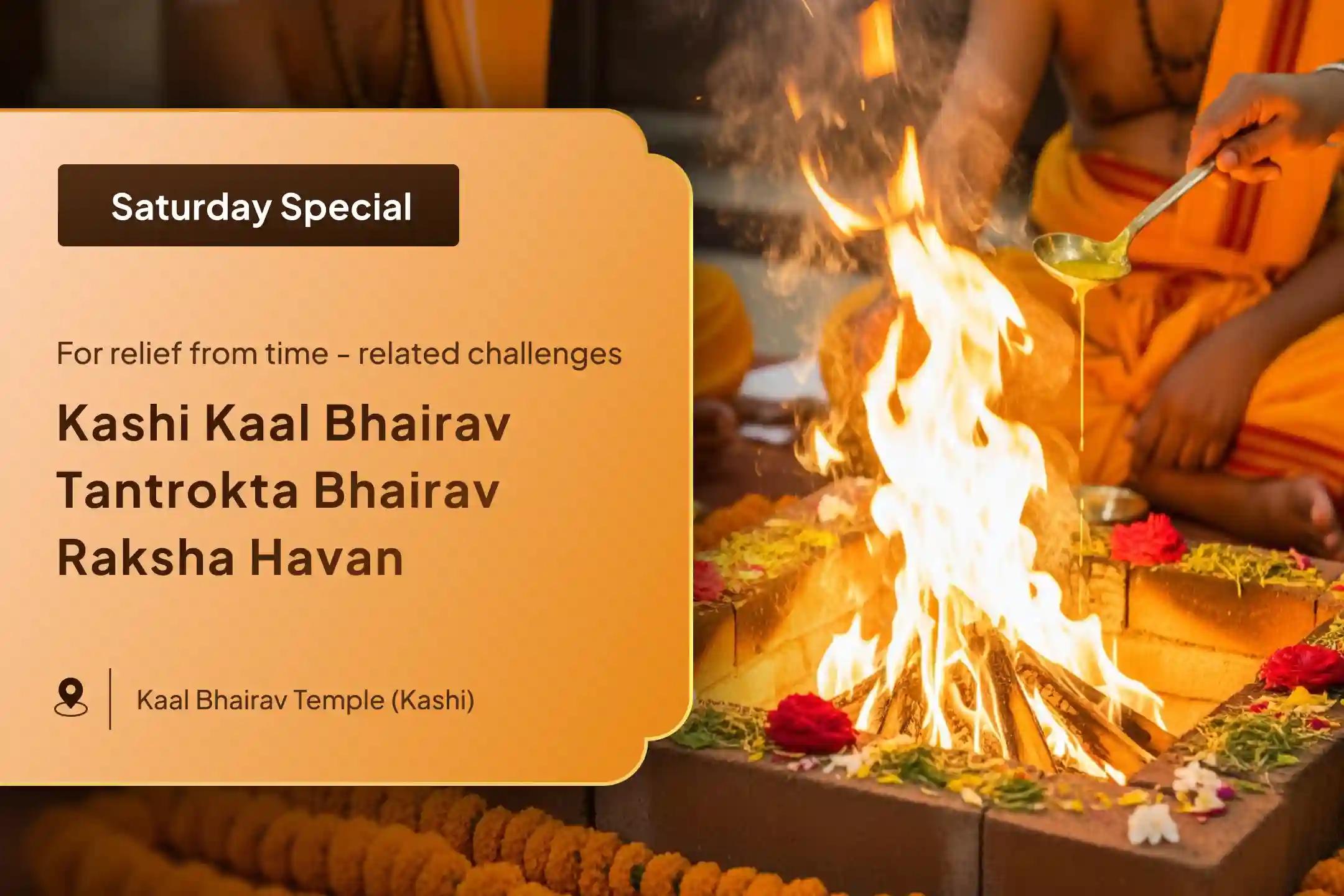 Participate in the Kal Bhairav Vish Yoga Shanti Special ritual organized for protection from the negative energy of time and planets 🔱🔥
