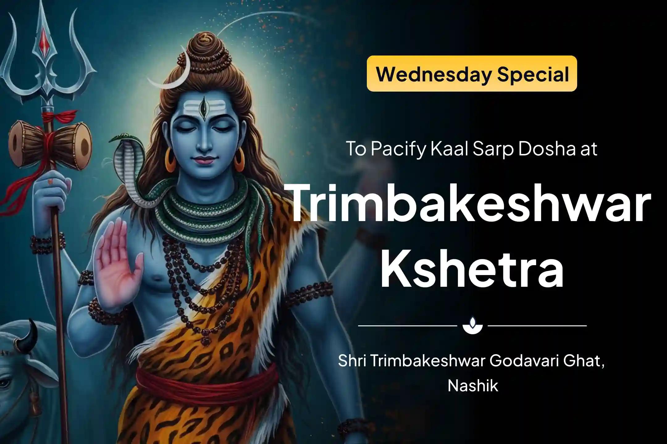 Participate in the Kaal Sarp Dosh Shanti Puja in Trimbakeshwar Kshetra Kaal Sarp Dosh Shanti Puja in Trimbakeshwar Kshetra For Fearlessness and Achieving Mental Stability