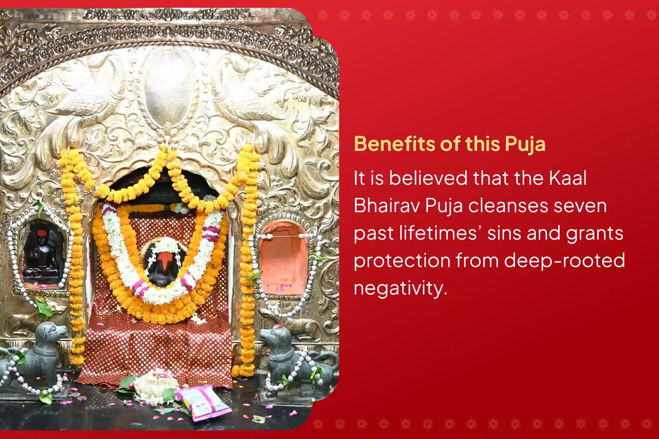 Participate in the Kalashtami Nazar Dosha Removal Kashi Special Nazar Dosha Shanti Puja and Homa for blessings of protection from the evil eye and destruction of negativity.