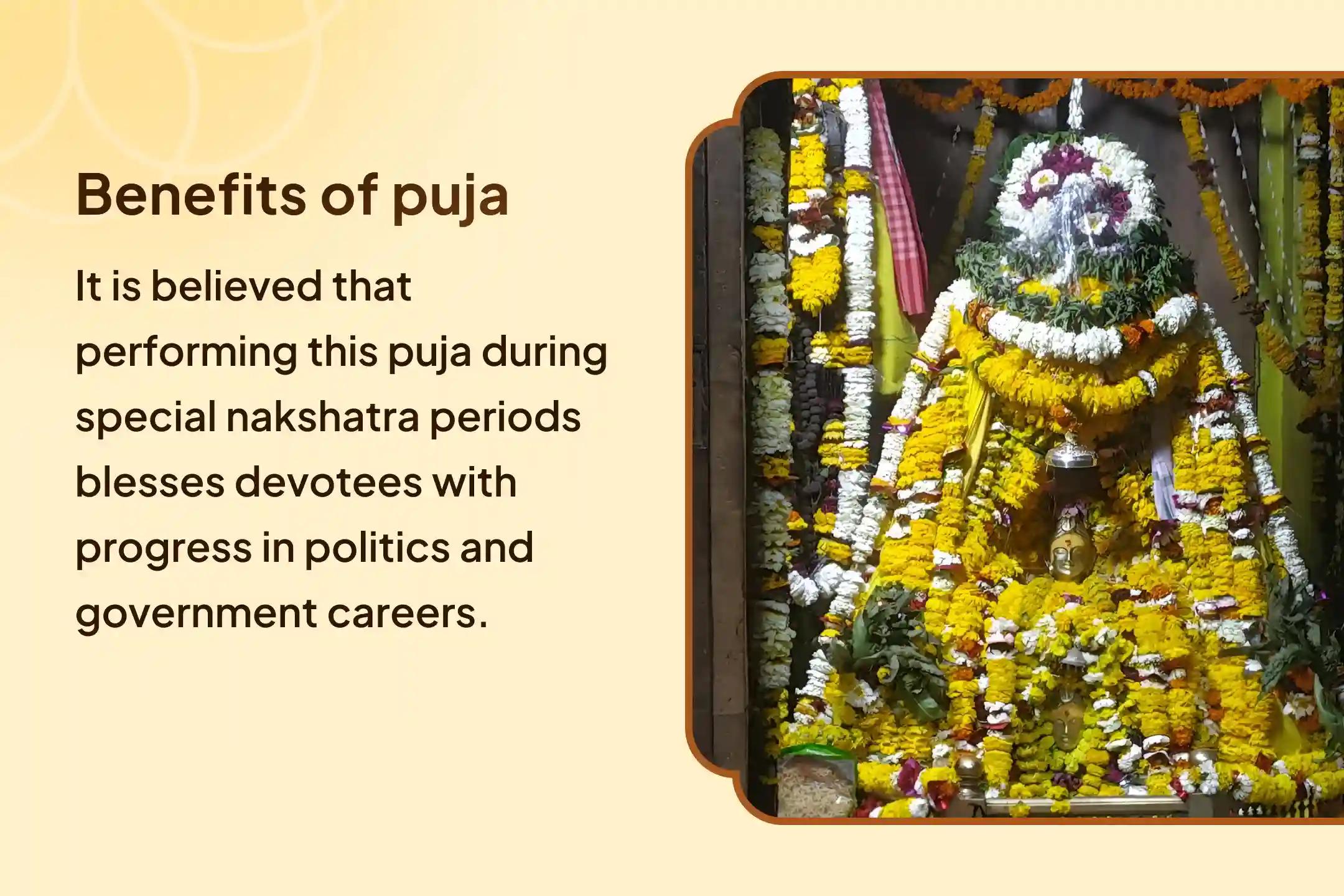 ⭐  In the auspicious time of Pushya Nakshatra, receive blessings for progress in politics and career through Brihaspati worship and Sudarshan Havan ⭐