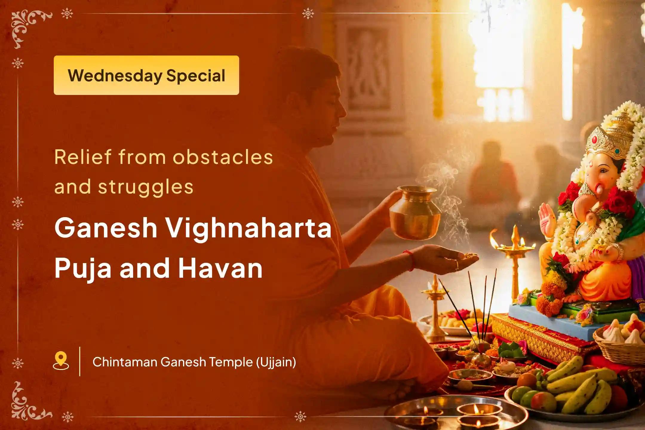 Surrounded by troubles? Obstacles at every turn? 🤯 Feeling helpless? 😟 Let go of worry. 🙏 Participate in this special ritual and receive the blessings of Lord Ganesh to remove every obstacle ✨🚩