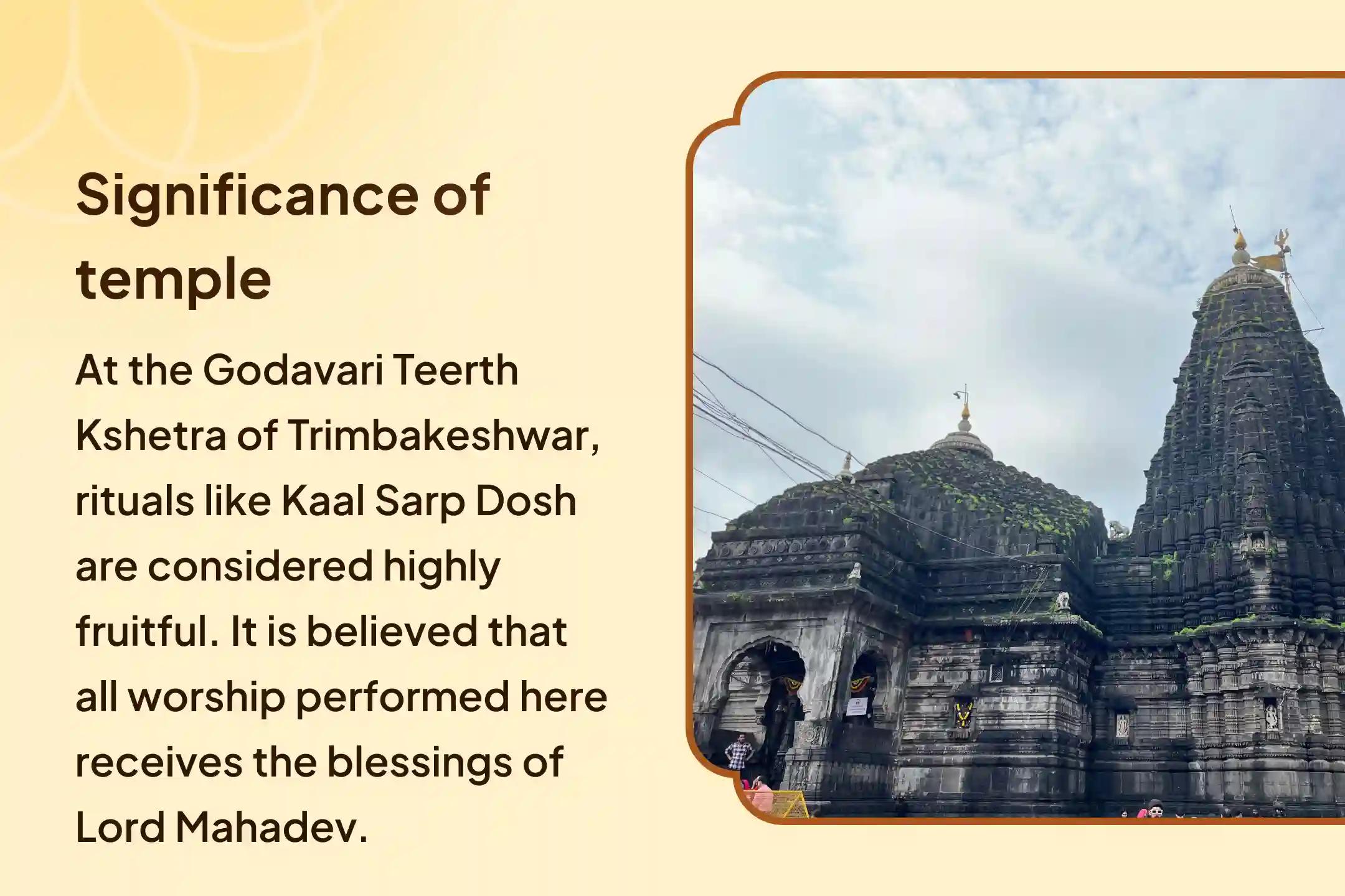 ✨ Align with cosmic energies through the Wednesday Kaal Sarp Trimbakeshwar Godavari Kshetra Special, performing Kaal Sarp Dosh Shanti Puja and Shiv Rudrabhishek to attain fearlessness and mental stability.