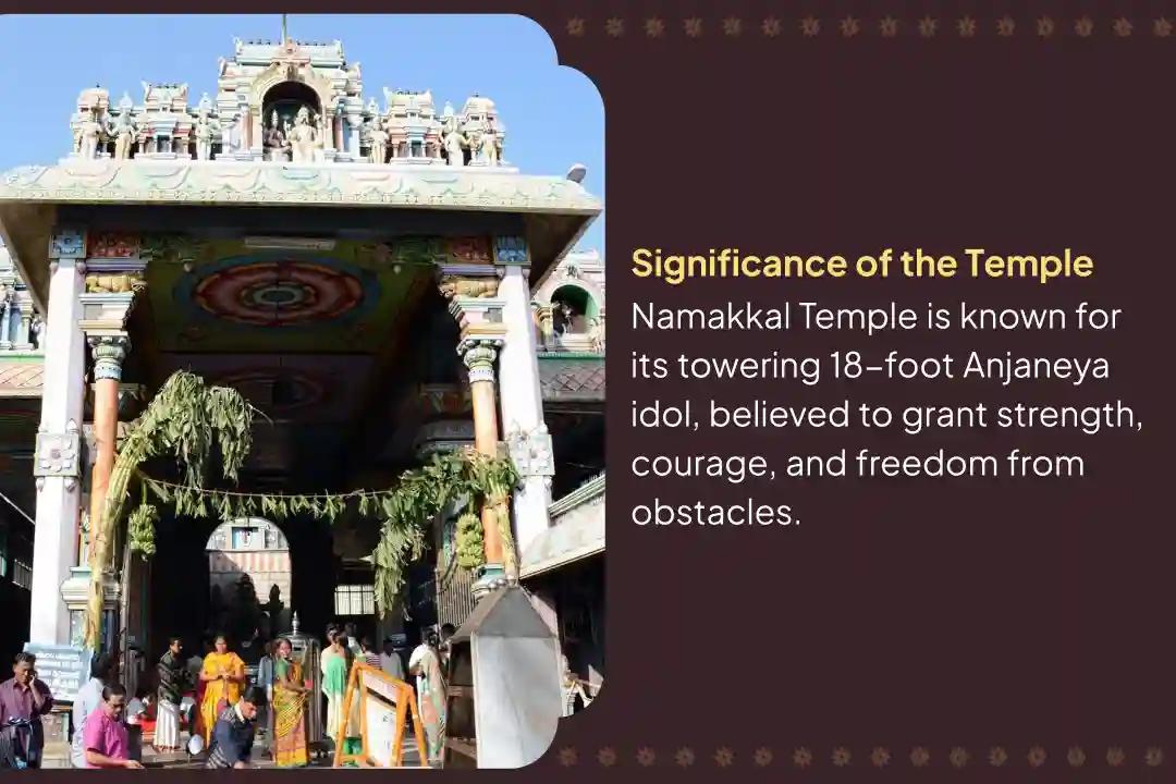 Participate in the Namakkal Hanuman Aaku Puja Special Anjaneya Swamy Sindhoor Archan, Aaku Puja, and 108 Vada Mala Archana to  get protection from Shani by praying to Anjaneya Swamy
