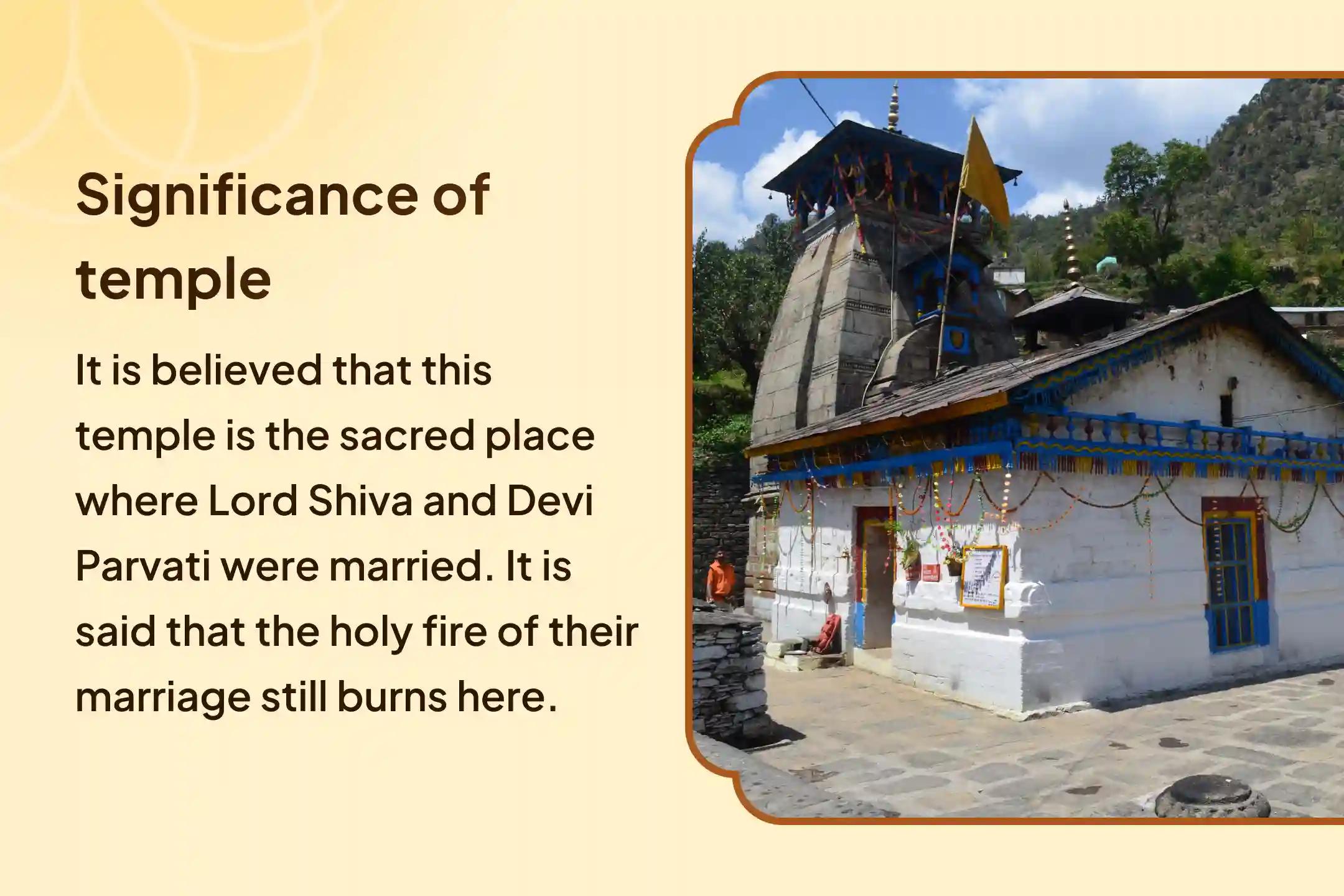 ✨🔥 Participate in the special Shiva-Parvati Puja organized at the Triyuginarayan Temple in wish of the wife's longevity on Karwa Chauth✨🔥