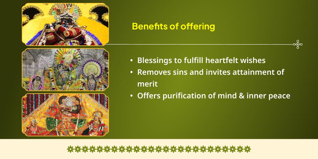 Masik Janmashtami Vrindavan Krishna 3 Temple Makhan-Mishri Bhog