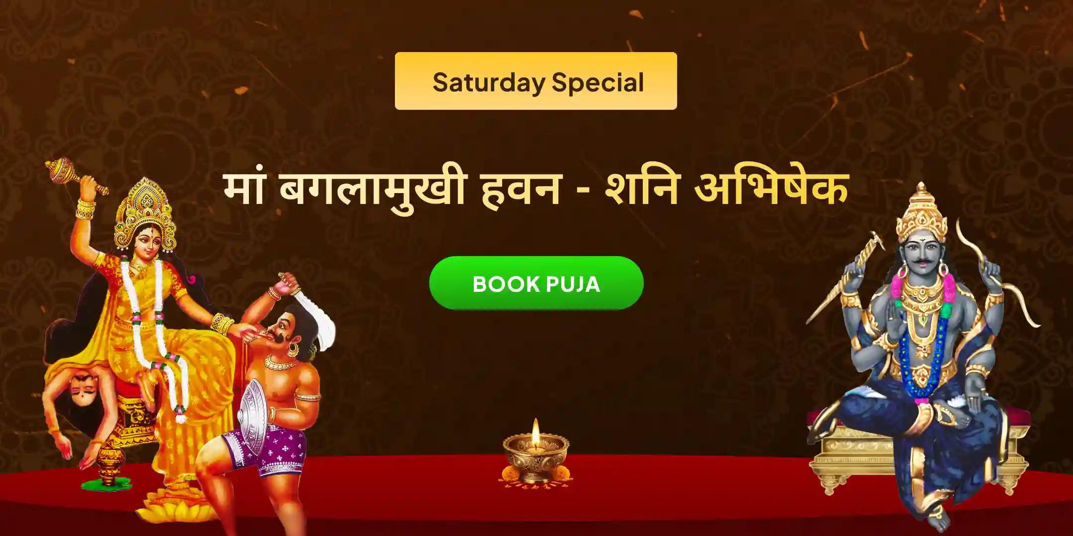 माँ बगलामुखी तंत्र युक्त हवन एवं शनि तिल तेल अभिषेक