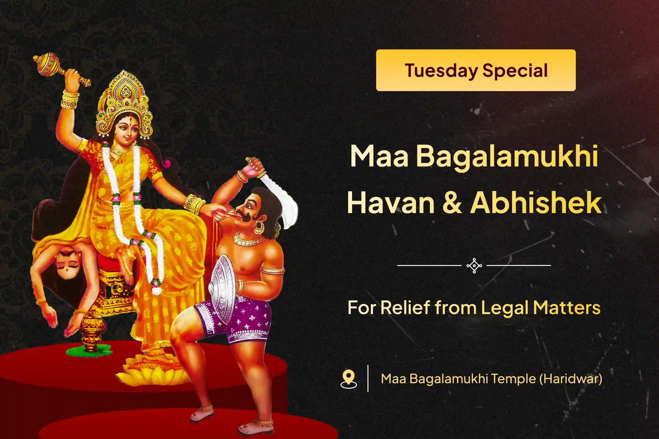 Just like Lord Shri Ram and the Pandavas worshipped Maa Baglamukhi for victory in their fiercest battles, now you too can seek her powerful blessings through this Tuesday sadhana for success in legal matters! 🙏