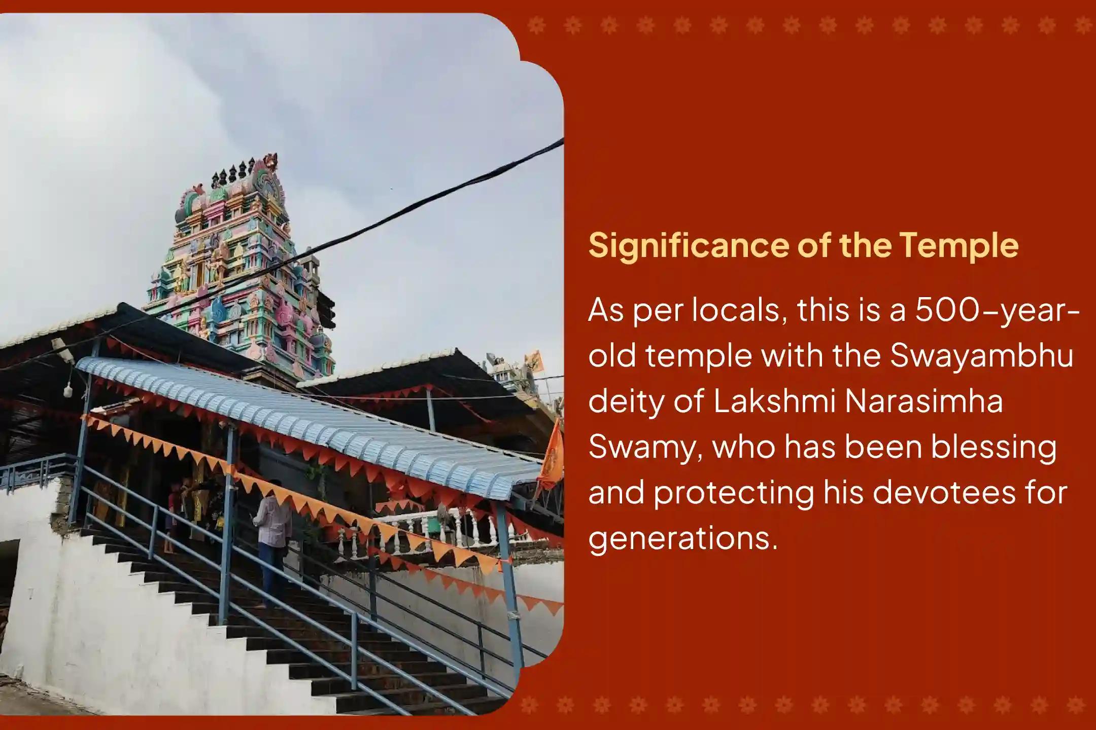 Participate in the Saturday Lakshmi Narasimha Special Narasimha Ashtottara Archana, Panchamrit Abhishekam, and Drishti Nivaran Homam for courage, protection from negativity, evil eye, and hidden enemies