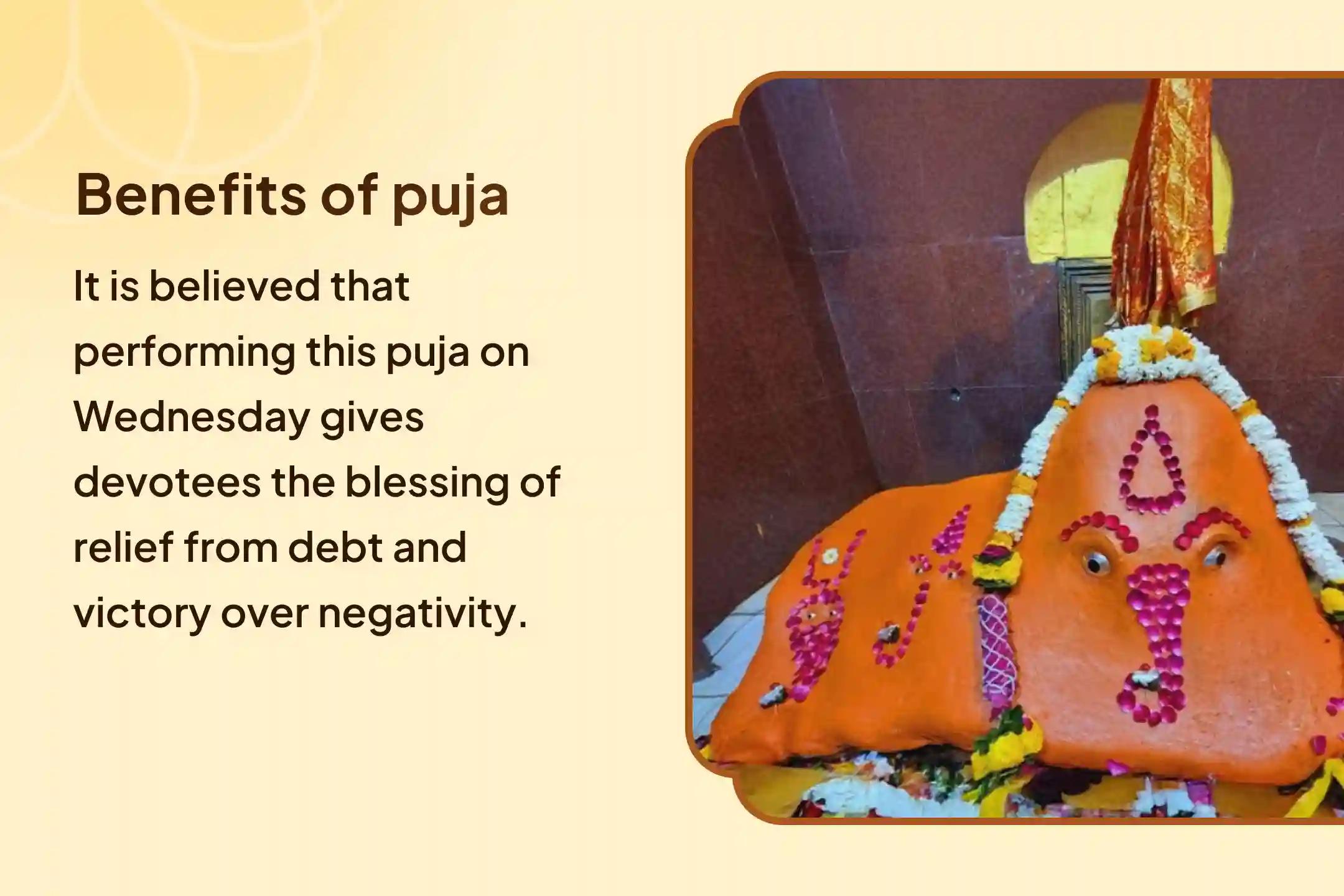 💰 Receive the blessing of relief from debt through the special worship of Vighnaharta Ganesh at the Shri Chintaman Ganesh Temple.