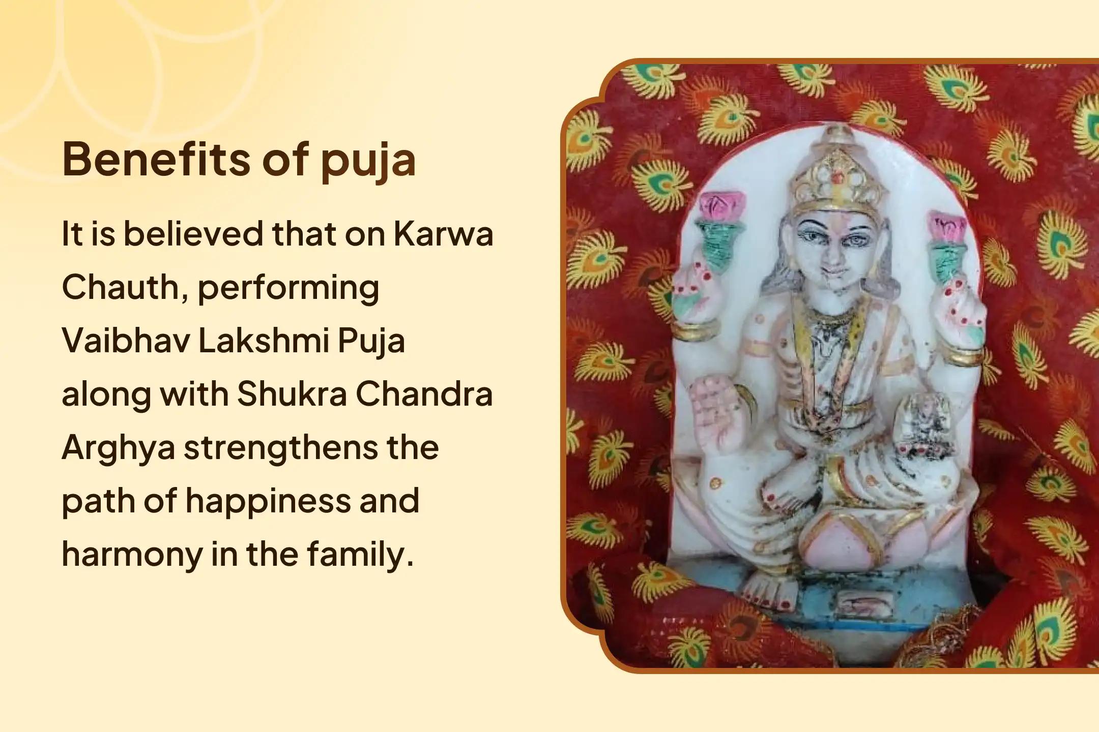 💫 On Karwa Chauth, a special chance for Vaibhav Lakshmi Havan and Chandra Arghya to bring sweetness and happiness in family life. 💫