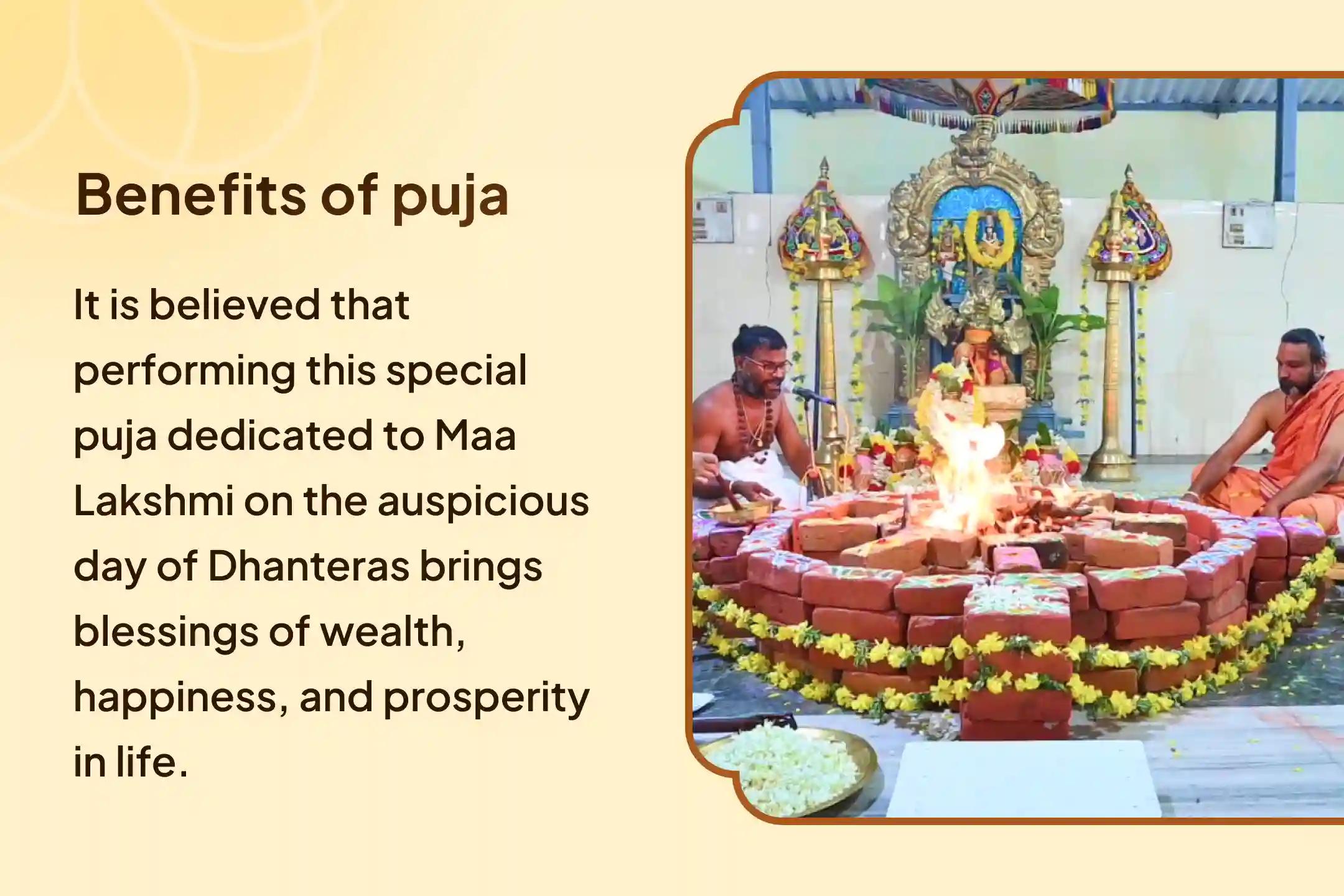 On the auspicious day of Dhanteras, invoke the divine blessings of Maa Lakshmi through the Mahalakshmi Shri Yantra energized with 7,00,000 Lakshmi Beej Mantras 🙏 and receive the blessings of wealth and prosperity 💰✨