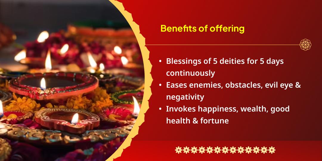 5 Day Diwali Mahotsav Samast Devi-Devta 5 Temple Chadhava