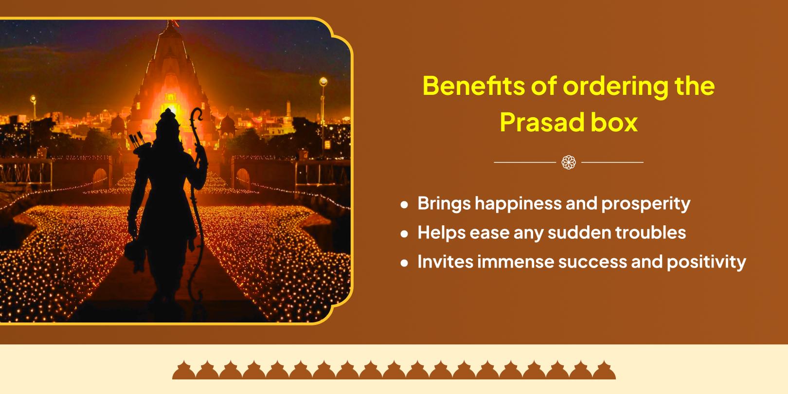 Diwali Ram Janmabhoomi Ayodhya blessed Ram Lalla Prasad Box Home Delivery
