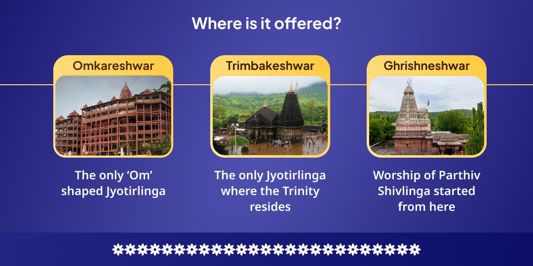 Maha Amavasya Omkareshwar, Grishneshwar & Trimbakeshwar Shiv 3 Jyotirling Chadhava