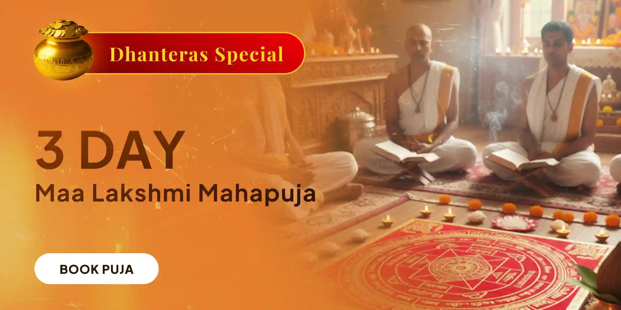 Grand 3 Day 11 Lakh Lakshmi Beej Mantra Jaap, Shri Yantra Chal Pratishtit Rajopachar Puja and Dhan Prakash Yagya