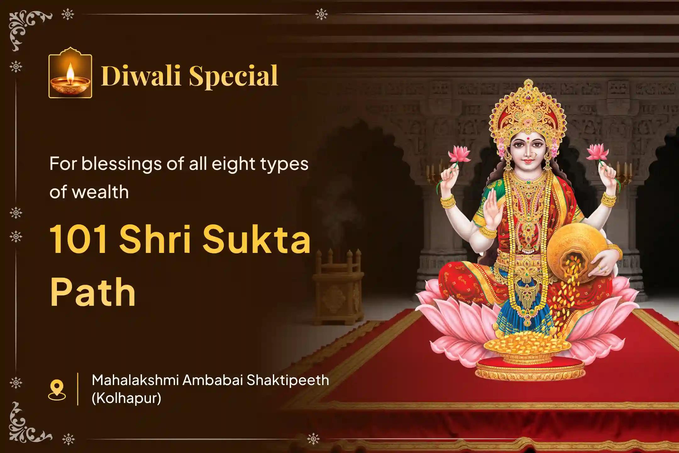 🪔 Join the auspicious Pradosh Kaal of Diwali for the fruit-bearing Mahalakshmi Puja described in the Puranas to receive blessings for all eight types of wealth ✨🌸