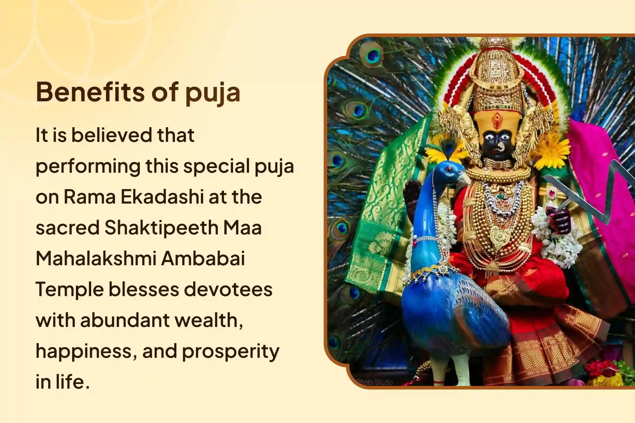 💰 On the auspicious combination of Rama Ekadashi and Friday, receive the divine blessings of abundant wealth and joy through the chanting of 11,000 Mahalakshmi Mantras and Vaibhav Lakshmi Puja 💰