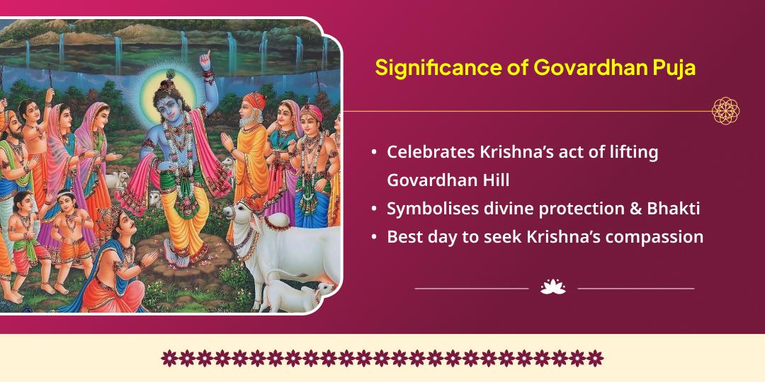 Govardhan Puja Vrindavan Radha Damodar Chadhava & Govardhan Sheela Deepdaan