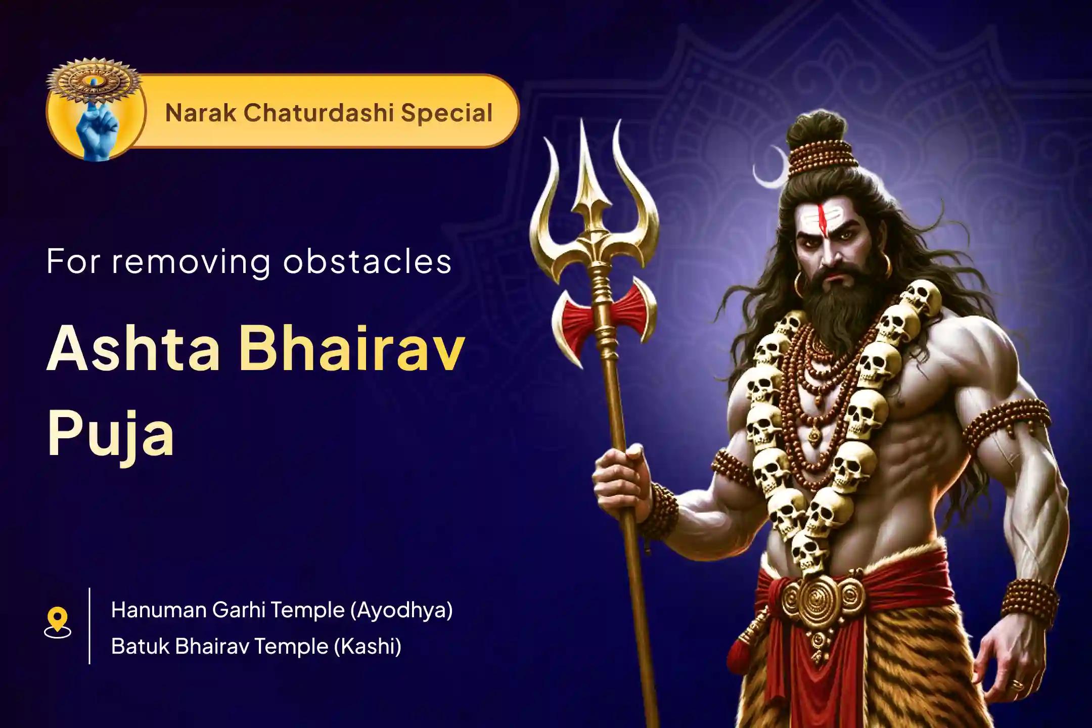 Invoke Shri Ashta Bhairav and Mahabali Hanuman ji for the blessings of removing obstacles 🕉️🙏 Join Ashta Bhairav Puja and Sankat Mochan Hanuman Anushthan 🌺🔥